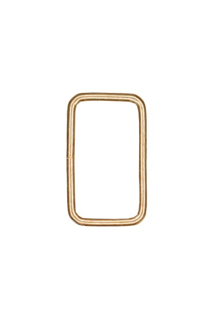 2469 kovovy prievlak zlaty 13 mm x 25 mm m125