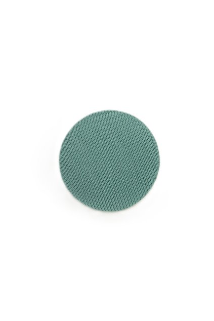 Látkový poťahovaný gombík modrý, priemer 24 mm - OO111