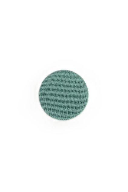 Látkový poťahovaný gombík modrý,  priemer 19 mm -  OO113
