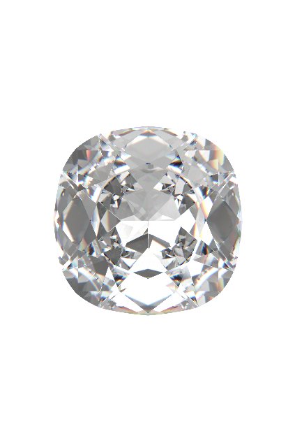 PRECIOSA MC SQUARE 132 CRYSTAL 12x12mm
