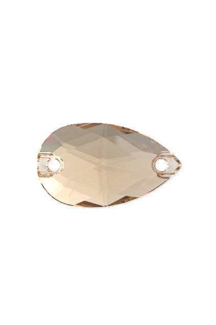 W102 PRECIOSA MC PEARSHAPE 301 2H CRYSTAL HONEY 12x7mm