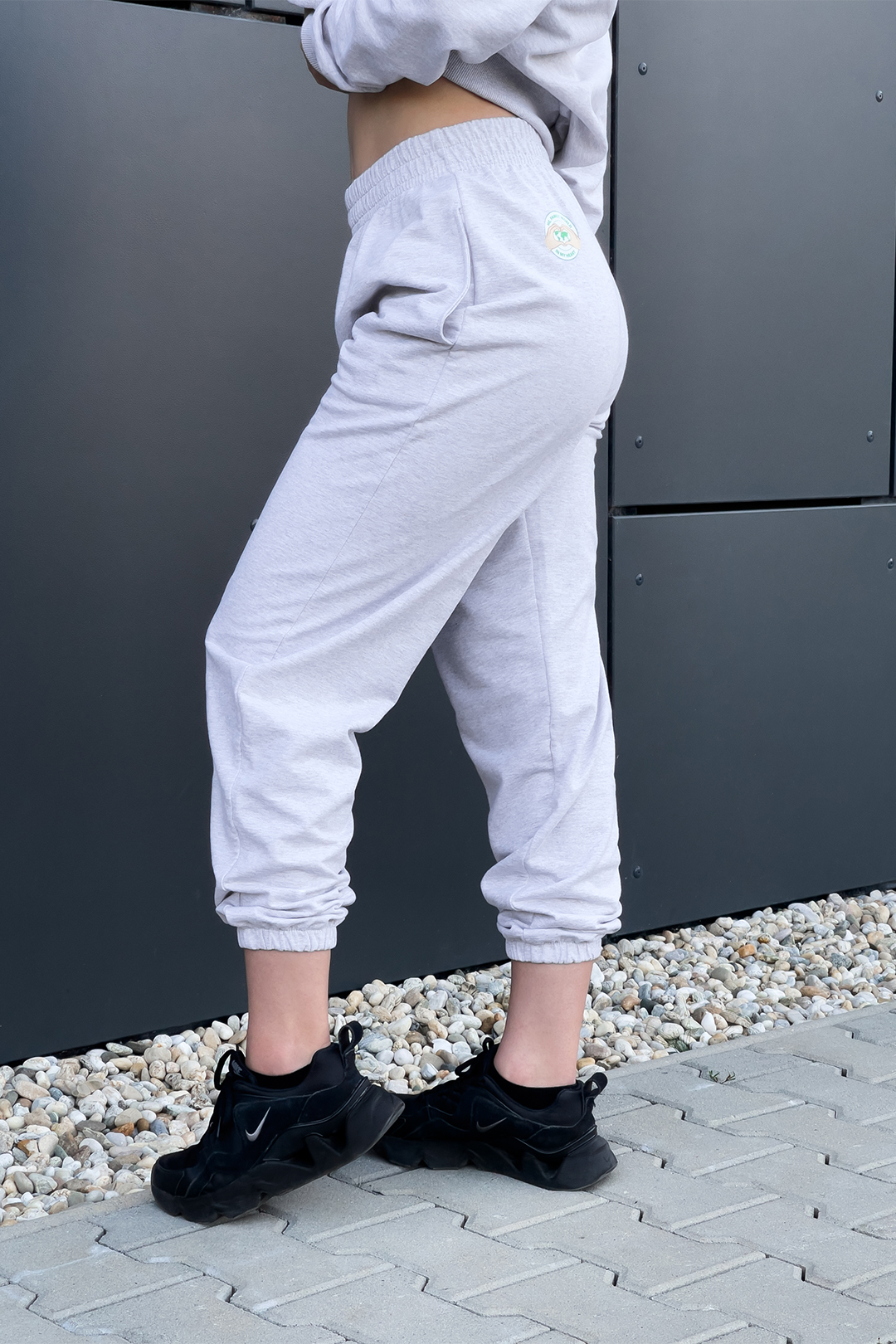 Dámske tepláky MELANGE GREY Veľkosť: M