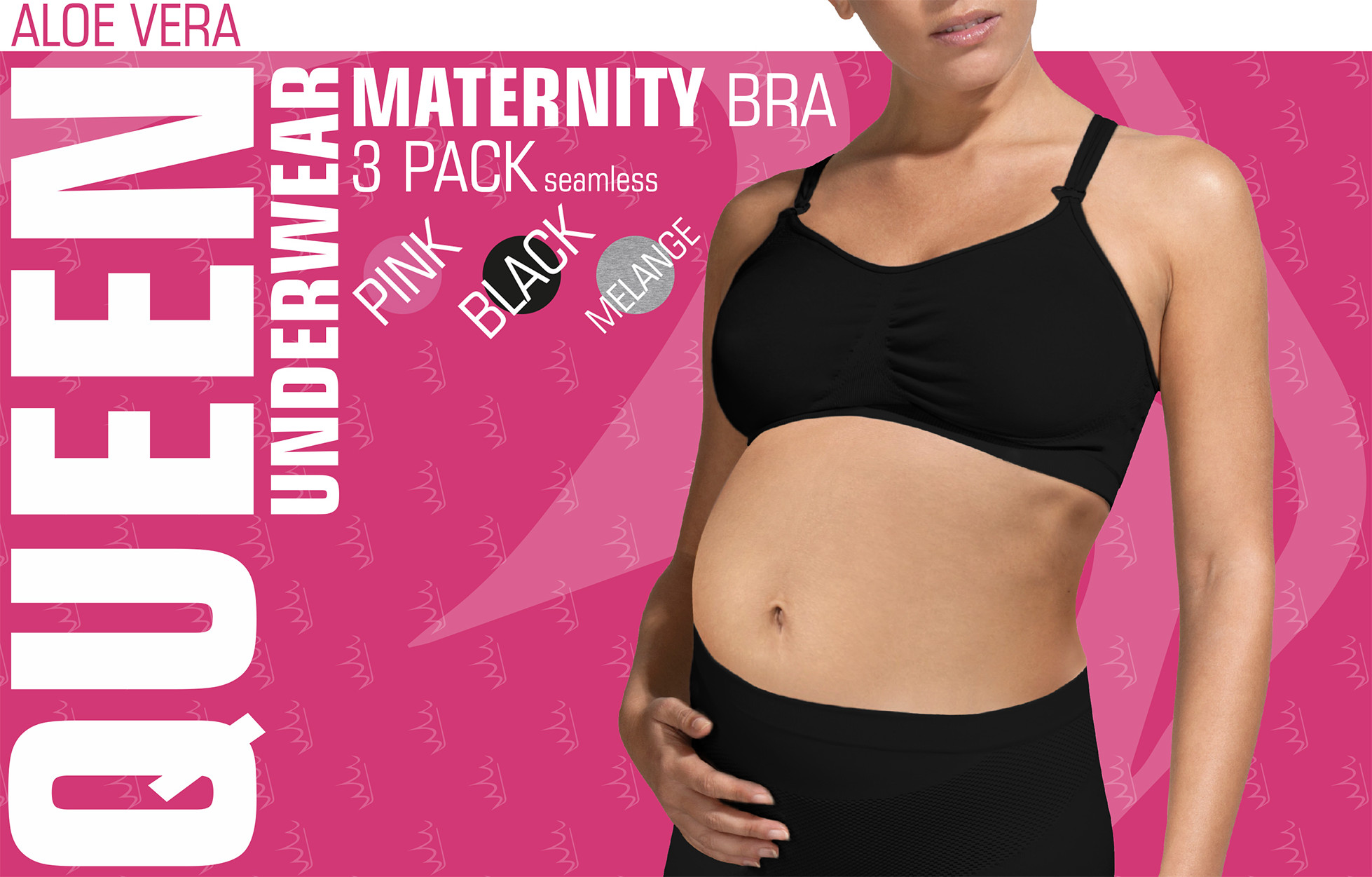 Podprsenka QUEEN MATERNITY 3 PACK Veľkosť: XXL