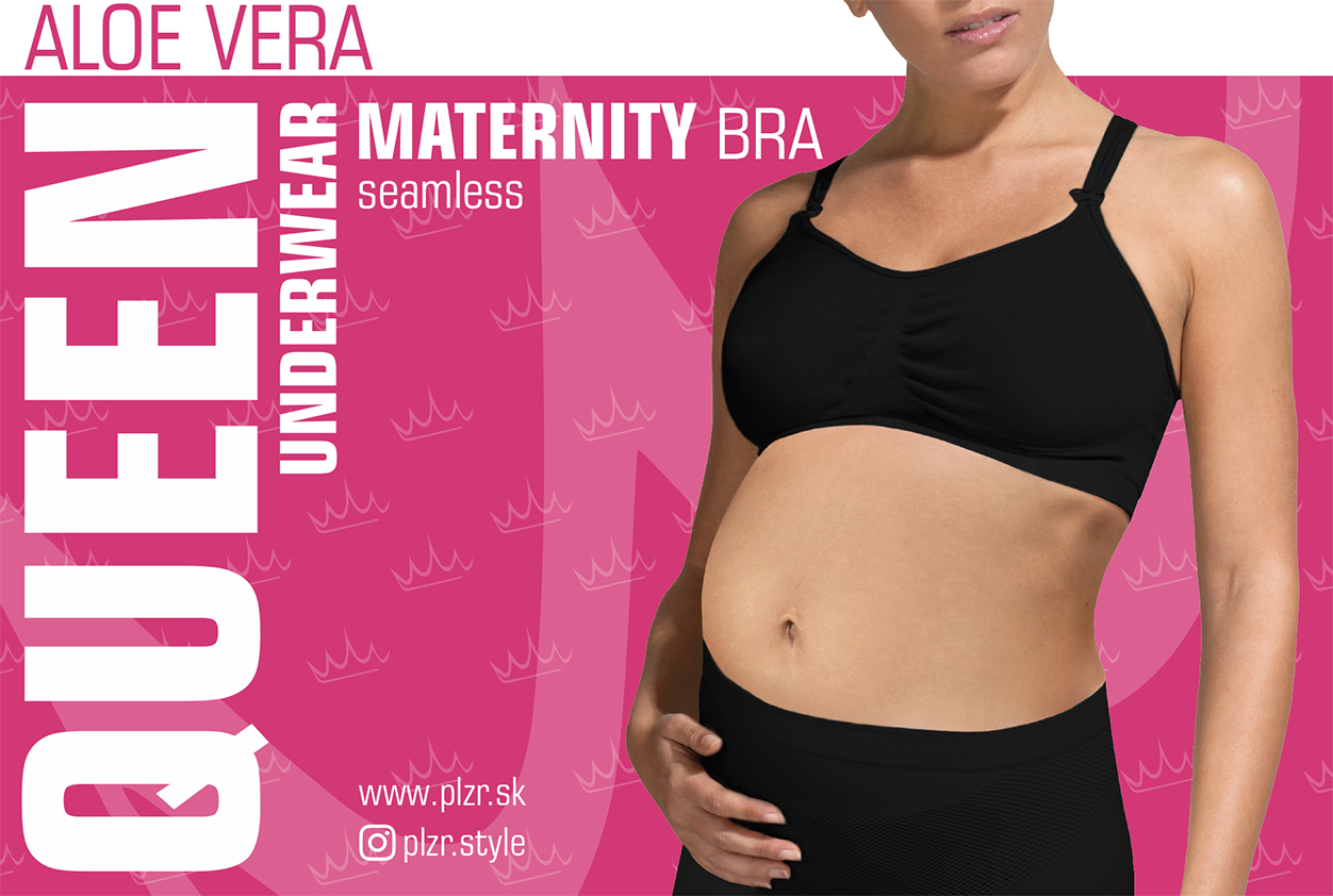 Podprsenka QUEEN MATERNITY BLACK Veľkosť: XXL