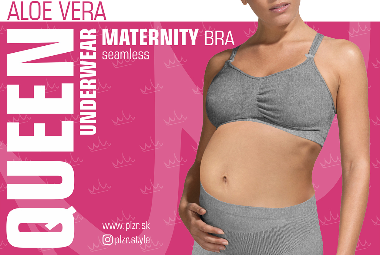 Podprsenka QUEEN MATERNITY MELANGE Veľkosť: XXL