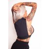 Crop top so zipsom BLACK 3