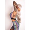 Crop top so zipsom LEOPARD PASTEL 3