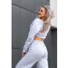 Crop mikina MELANGE GREY9