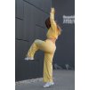 Dámske nohavice s pukmi SWEET YELLOW10