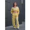 Dámske nohavice s pukmi SWEET YELLOW1