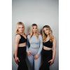 Crop top SEAMLESS SILVER