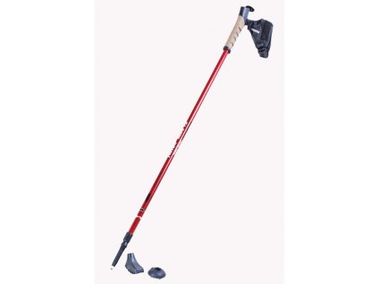 Teleskopické hole HAVEN Nordic Walking - Red