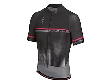 SL EXPERT JERSEY SS BLK/ACDRED L