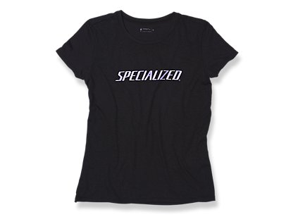 64618 888 APP STANDARD TEE WMN WORDMARK BLK PDRNDGO M HERO