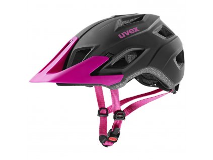 UVEX HELMA ACCESS, BLACK MAT - BERRY