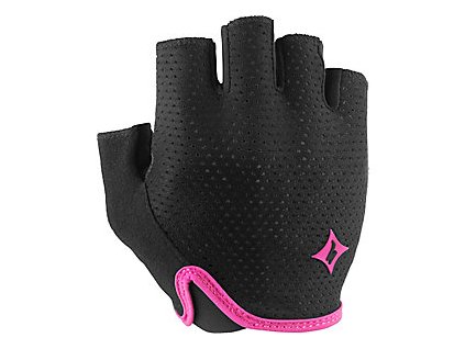 Dámské rukavice Specialized BG Grail Short finger black/pink - L