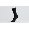 11151 x 64722 340 APP PRIMALOFT LIGHTWEIGHT TALL LOGO SOCK BLK M FRONT 3 4