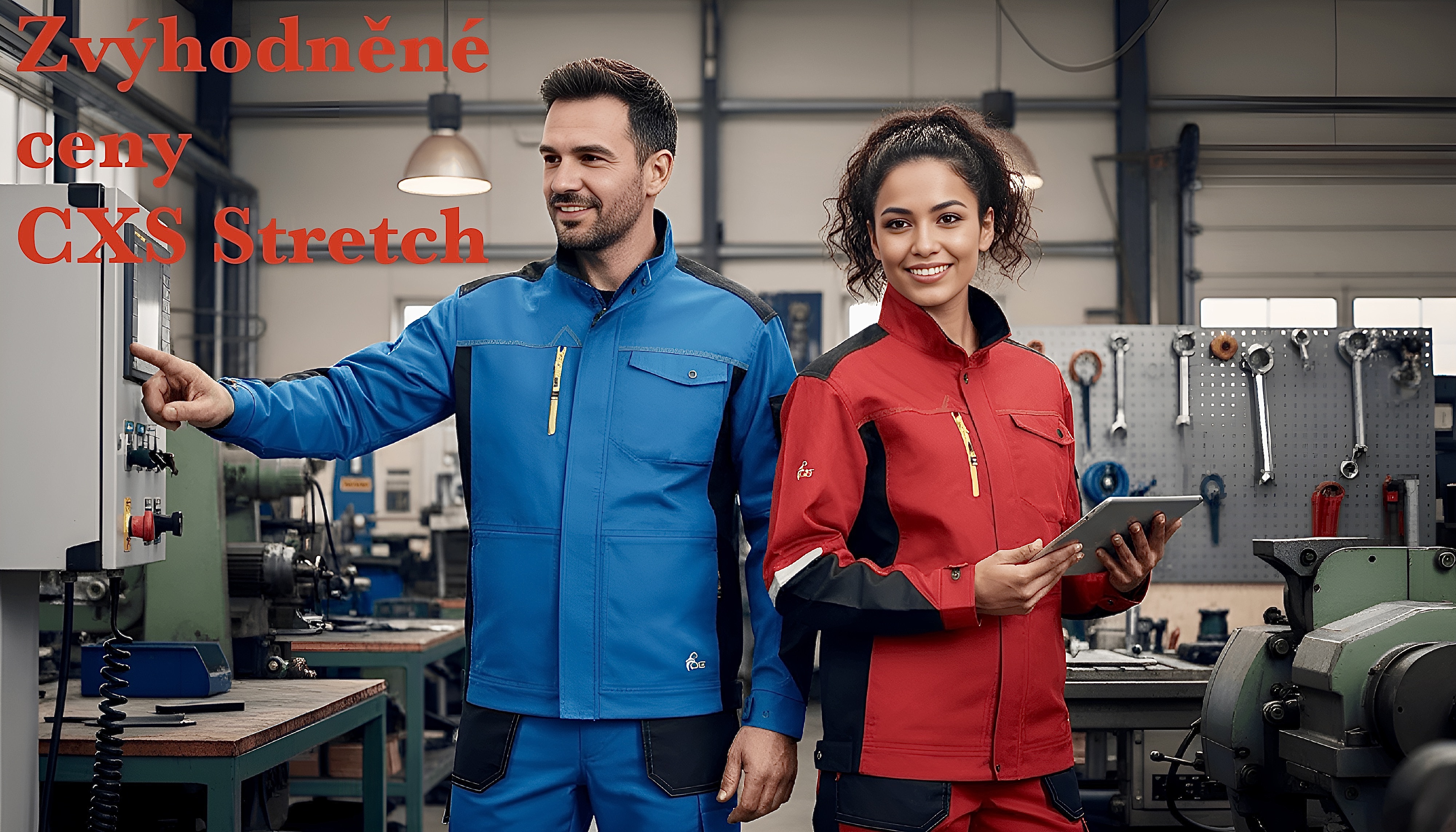Zvýhodněné ceny kolekce oděvů CXS STRETCH