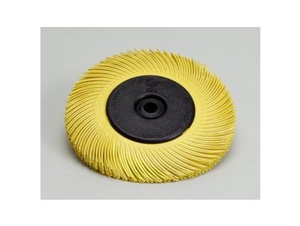 3mtm radial bristle brush t c 6 inch yellow