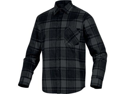 KOŠILE RUBY, ČERVENÁ/ČERNÁ XXL (Barva Šedá-Černá, Velikost 3XL)