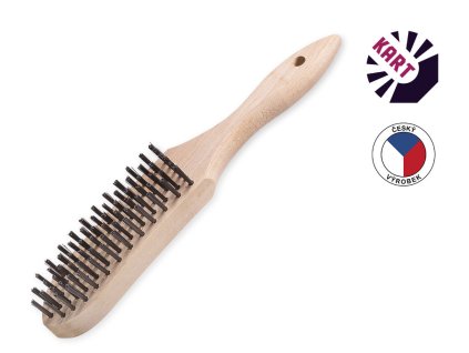 329 2 kartac s drevenou rukojeti ocel