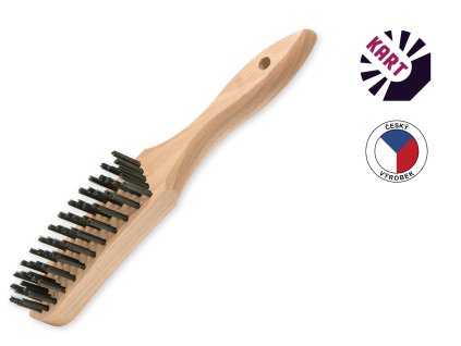 98 2 kartac s drevenou rukojeti ocel