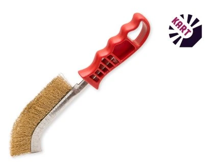 137 listovy kartac s plastovou rukojeti ocel