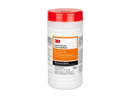 Instant Microbe Removing Wipes Front English