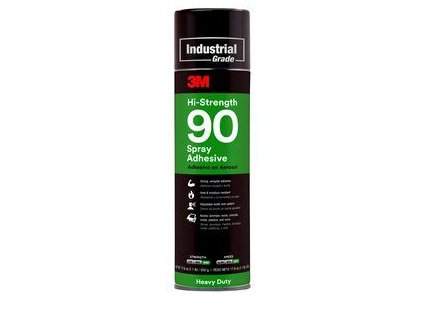 3m hi strength 90 spray adhesive clear net wt 17 6 oz