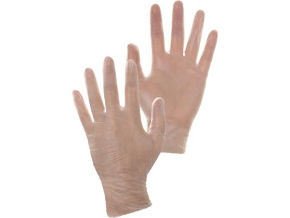 Rukavice CXS MOSE, jednorázové, vinylové (Velikost 09)