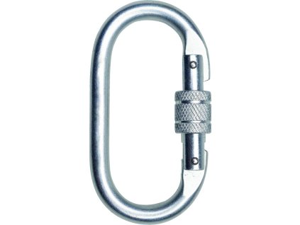 Šroubovací karabina, ekonomické balení: 5 ks (Barva Ocel, Velikost Univerzální)