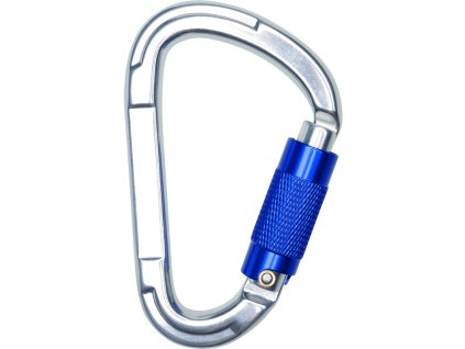 Velmi lehká hliníková karabina, automatická pojistka usnadňuje nasazení (Barva Ocel, Velikost Univerzální)