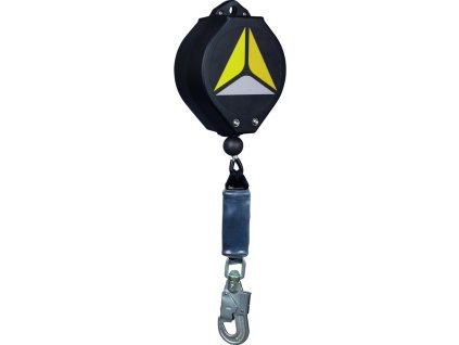 Kabelová samonavíjecí cívka, lehká a kompaktní pro snadné nasazení a použití na výstupech do 10 metrů (Barva Černá, Velikost 10 m)