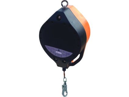 Samonavíjecí kabelová nerezová cívka pro dlouhé výstupy do 40 metrů (Barva Černá-Oranžová, Velikost 40 m)
