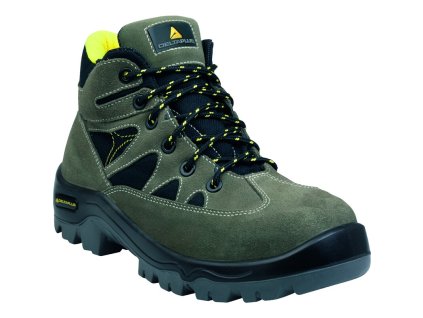 Nemagnetická vysoká bota, kombinující odolnost a prodyšnost, se širokými a vysokými mačkami, pro všechny typy terénu (Barva Zelená-Černá, Velikost 36)