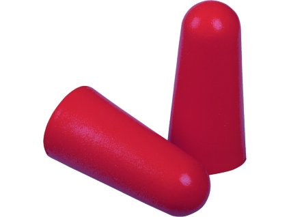Zátky do uší, jednorázové, vysoce kvalitní. Ekonomické a snadno použitelné, náhradní náplň pro CONIC DISPLAY. Balení: 500 párů (Barva Červená, Velikost Univerzální)