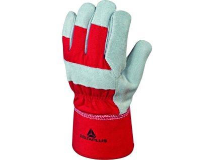 Kožené termorukavice odolné vůči vlhkosti a chladu, ideální do intenzivního chladného prostředí (Barva Hnědá-Červená, Velikost 10)