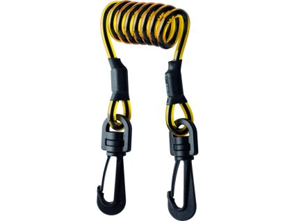 Držák nářadí s ultrakompaktním prodlužovacím kabelem o délce 0,52 metru a nosnosti 0,9 kg (Barva Černá-Žlutá, Velikost Univerzální)