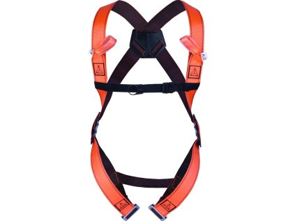 2 kotevními body postroj s dvoubarevnými popruhy pro intuitivní nasazení, pro příležitostné nošení (Barva Oranžová, Velikost S/M/L)