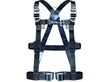 Ergonomický postroj pro maximální volnost pohybu se 3 samostatnými kotevními body (Barva Černá, Velikost L)