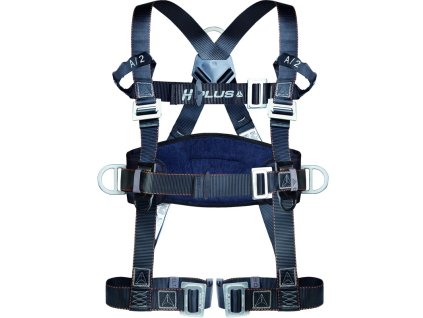 Ergonomický postroj s polohovacím pásem pro maximální volnost pohybu (Barva Černá, Velikost L)