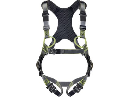 Špičkový postroj s pohodlným pěnovým polstrováním a automatickými přezkami pro lepší nasazování a optimální pohodlí (Barva Šedá-Žlutá, Velikost S/M/L)