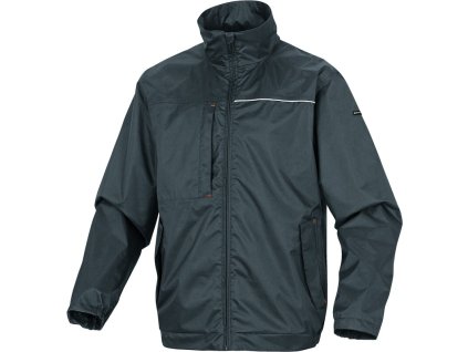 Univerzální nepromokavá bunda do deště, ideální při zhoršení povětrnostních podmínek (Barva Šedá-Oranžová, Velikost 3XL)