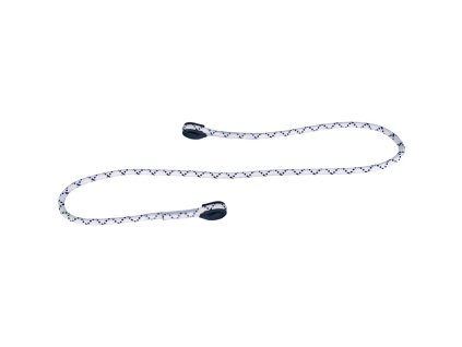 1,5 metrové splétané lano s náprstkovými přezkami pro maximální univerzálnost (Barva Bílá, Velikost 1,50 m)