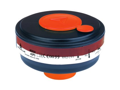 Balení 4ks filtračních patron A2P3 pro celoobličejové masky M9200 ROTOR GALAXY a M9300 STRAP GALAXY.  Znovu uzavíratelné uzávěry pro opětovné použití patrony a delší životnost. Univerzální upevňovací systém DIN40 (Barva Černá, Velikost -)