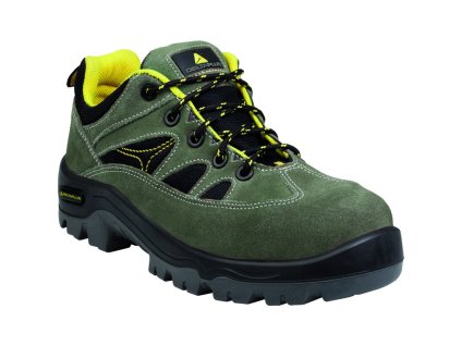 Nemagnetická polobotka, kombinující odolnost a prodyšnost, se širokými a vysokými mačkami, pro všechny typy terénu (Barva Zelená-Černá, Velikost 36)