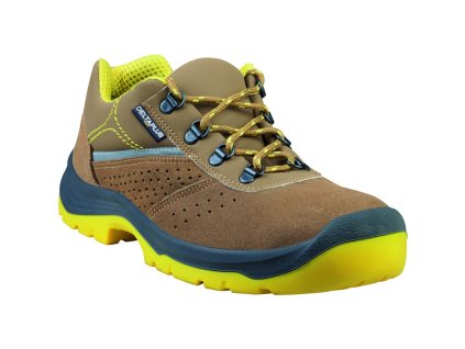 Polobotka kombinující odolnost a flexibilitu, stejně jako optimální přilnavost na všech typech podlah (Barva Béžová-Žlutá, Velikost 36)