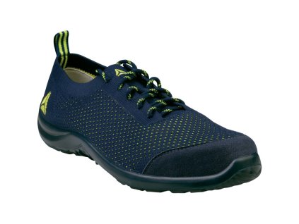 Velmi lehká a prodyšná polobotka pro pohodlí po celý den (Barva Modrá-Žlutá, Velikost 35)