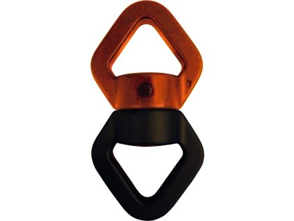 Dvojitý obrtlík na kuličkových ložiscích. (Barva Černá-Oranžová, Velikost -)