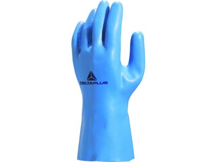 Rukavice chemickou ochranou splňující více norem, spojující pohodlí a dlouhou životnost, ideální pro potravinářský průmysl (Barva Modrá, Velikost 6/7)